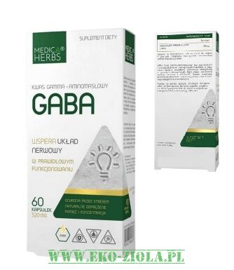 Medica Herbs GABA 520mg 60kaps