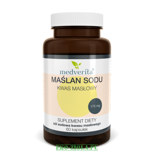 Medverita Maślan Sodu - kwas masłowy 230mg 60kaps