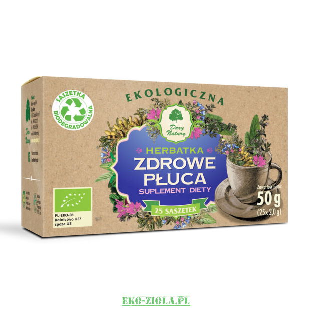 Dary Natury herbatka Zdrowe Płuca EKO 25x2g