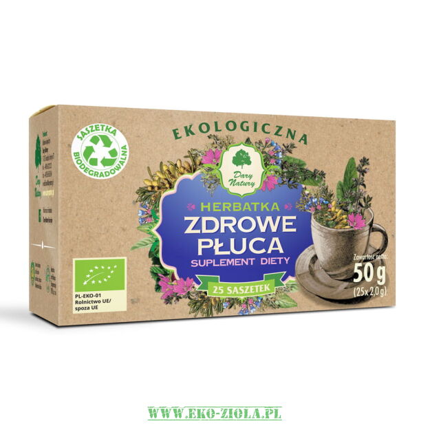 Dary Natury herbatka Zdrowe Płuca EKO 25x2g