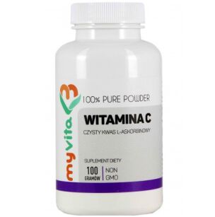Witamina C 1000 (kwas L-askorbinowy) Proszek 100g, MyVita  