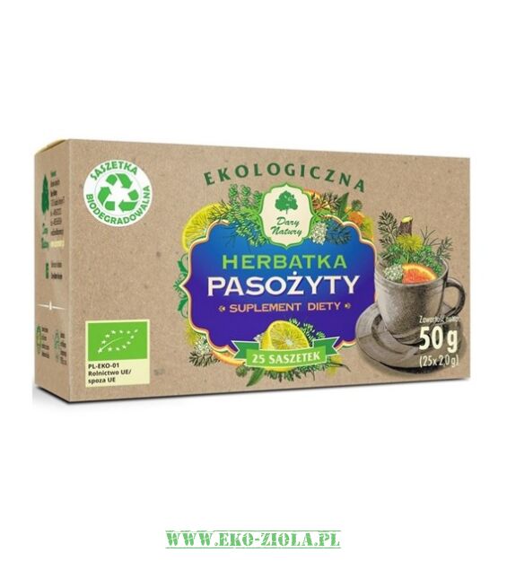Dary Natury herbatka Pasożyty EKO 25x2g