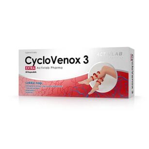ActivLab CycloVenox 3 Extra z ekstraktem z ruszczyka i witaminą C, 60kaps
