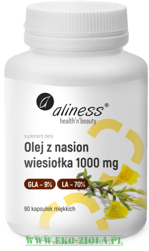 Aliness Olej z nasion wiesiołka 9% 1000mg 90kaps