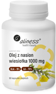 Aliness Olej z nasion wiesiołka 9% 1000mg 90kaps