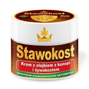 Asepta Stawokost Krem z olejkiem z konopi i żywokostem, 5% CBD 150ml