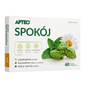 Apteo Spokój (melisa, chmiel, rumianek) 60tabl