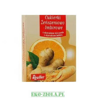 Reutter Cukierki Żeńszeniowo-imbirow 50g