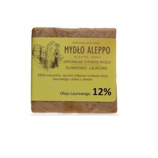 Aleppo 12% mydło Oliwkowo-Laurowe 190g, Biomika