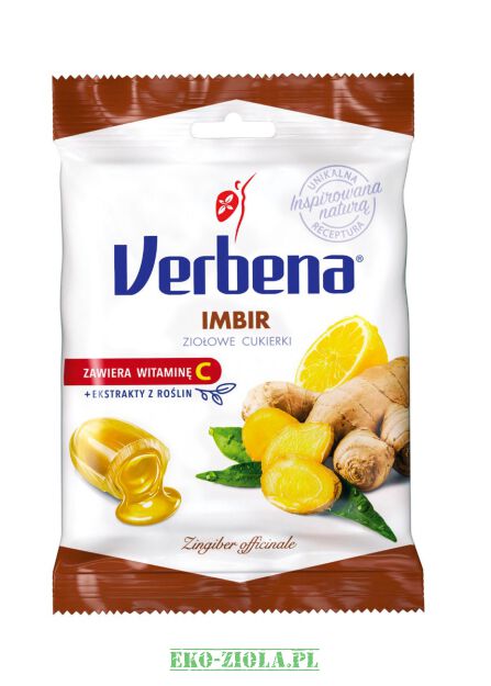 Verbena Cukierki Imbirowe 60g