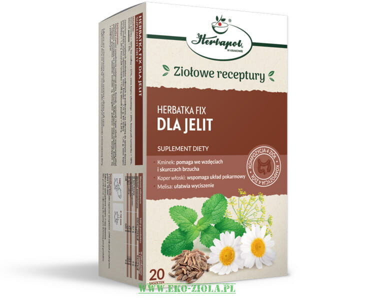 Herbapol Kraków Herbata dla jelit 20x2g