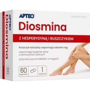 Apteo Diosmina z hesperydyną 450mg+50mg 60kaps