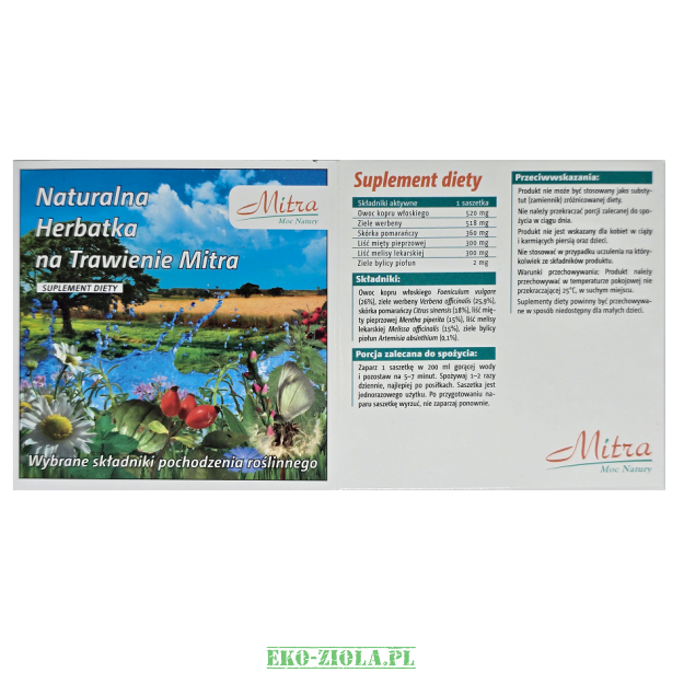 Mitra herbatka na trawienie 30x2g