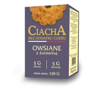 Malwa Food Ciastka Owisane z żurawiną 150g