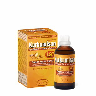 Asepta Kurkumisan L97 olejek kurkumowy z piperyną i kwercetyną 30ml