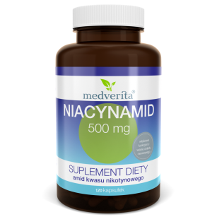 Medverita Niacynamid (wit. B3) 500mg 120kaps