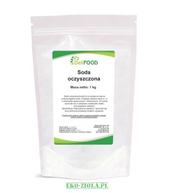 Vivio DeliFood Soda oczyszczona (wodorowęglan sodu) 1000g