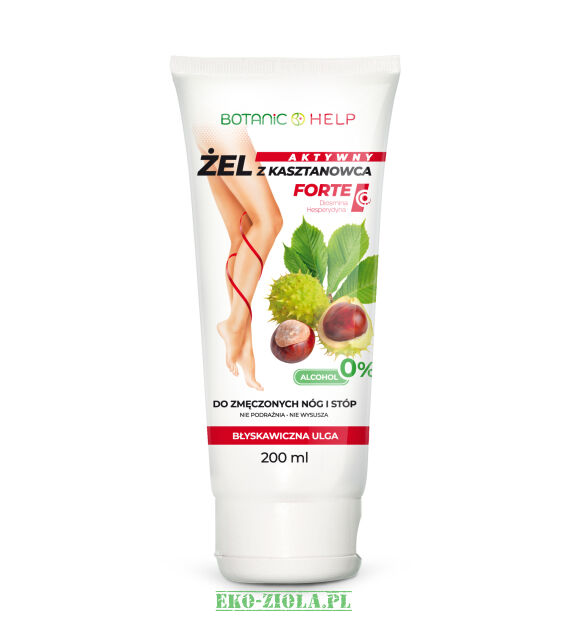 Bioxon Żel z kaszatanowca FORTE (diosmina, hesperydyna, babka lancetowata, arnika, ruszczyk, miłorząb) 200ml