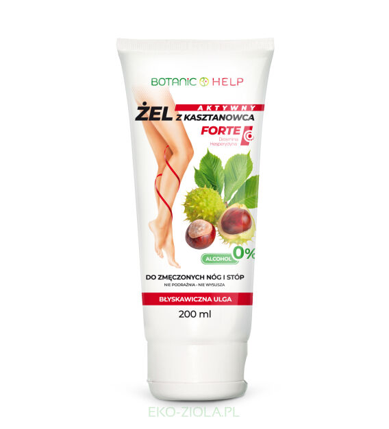 Bioxon Żel z kaszatanowca FORTE (diosmina, hesperydyna, babka lancetowata, arnika, ruszczyk, miłorząb) 200ml