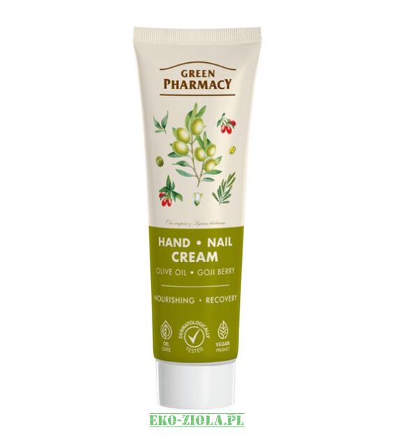 Green Pharmacy Krem do rąk i paznokci Oliwa i goji 100ml
