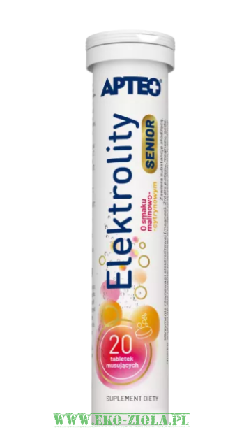Apteo Elektrolity Senior 20 tabletek musujących B/C