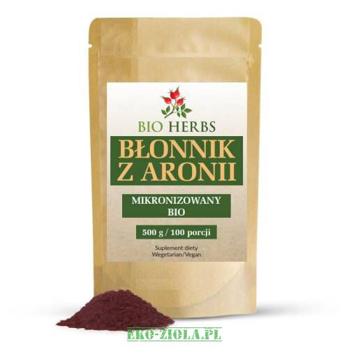 Bio Herbs Błonnik z Aronii mikronizowany Świeży EKO 500g