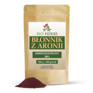 Bio Herbs Błonnik z Aronii mikronizowany Świeży EKO 500g