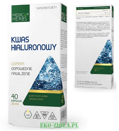 Medica Herbs Kwas Hialuronowy 210mg 40kaps