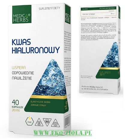 Medica Herbs Kwas Hialuronowy 210mg 40kaps