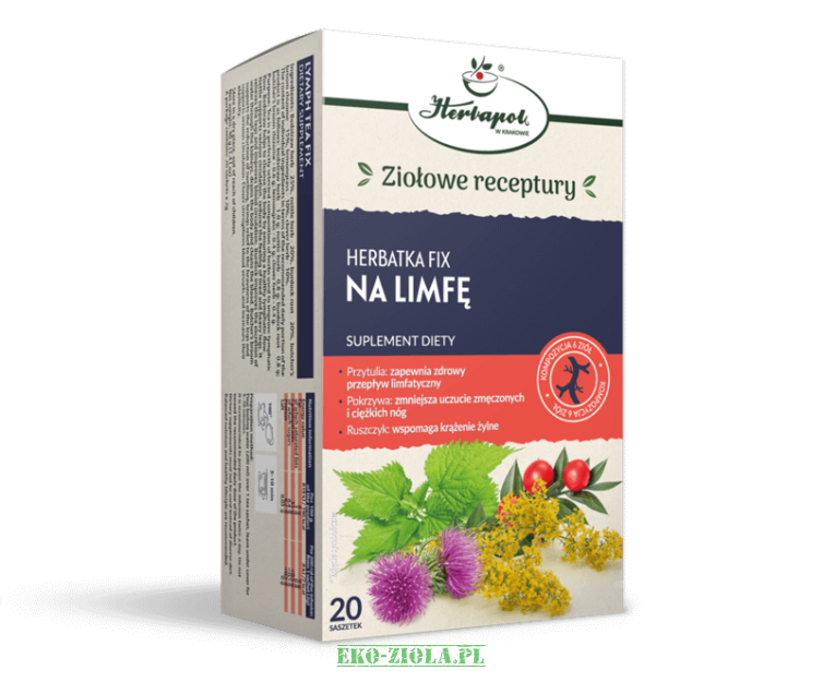 Herbapol Kraków Herbata Na limfę 20x2g