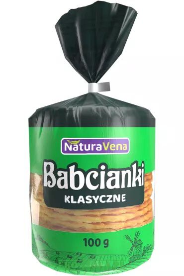 NaturAvena Babcianki klasyczne wafelki (zielone) 100g
