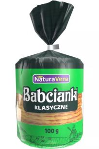 NaturAvena Babcianki klasyczne wafelki (zielone) 100g