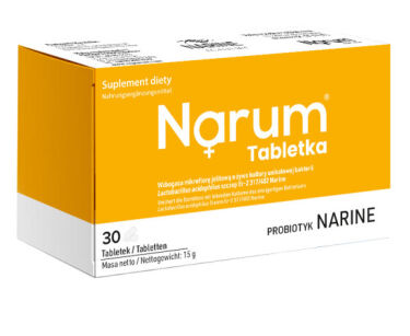 Narum tabletki 500mg 30tab (żółty)