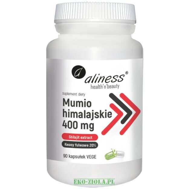 Aliness Mumio himalajskie (Shilajit extract) 400mg 90 kaps