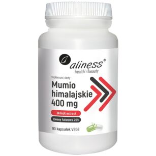 Aliness Mumio himalajskie (Shilajit extract) 400mg 90 kaps