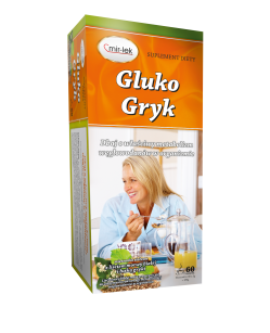 Gluko Gryk herbata Regulacje Poziomu Cukru 60szt, Mir Lek 