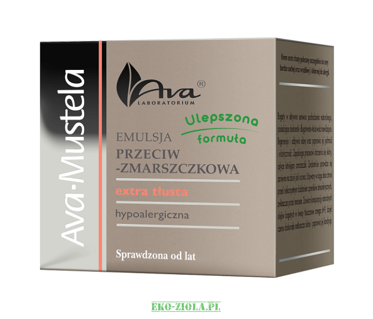 Ava Mustela Emulsja przeciwzmarszczkowa extra tłusta 50ml