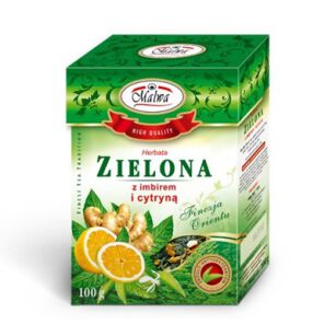 Malwa herbata Zielona z imbirem i cytryną 100g