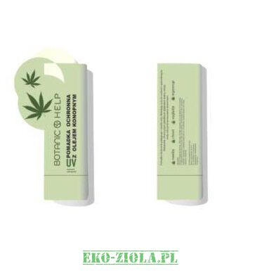 Bioxon BotanicHelp Pomadka ochronna z olejem konopnym i filtrem UV 5g