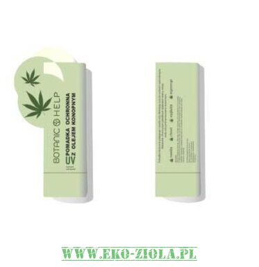 Bioxon BotanicHelp Pomadka ochronna z olejem konopnym i filtrem UV 5g