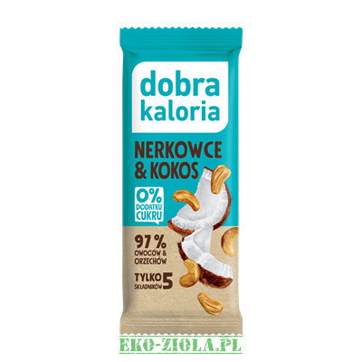 Dobra Kaloria Baton Nerkowce & kokos 35g