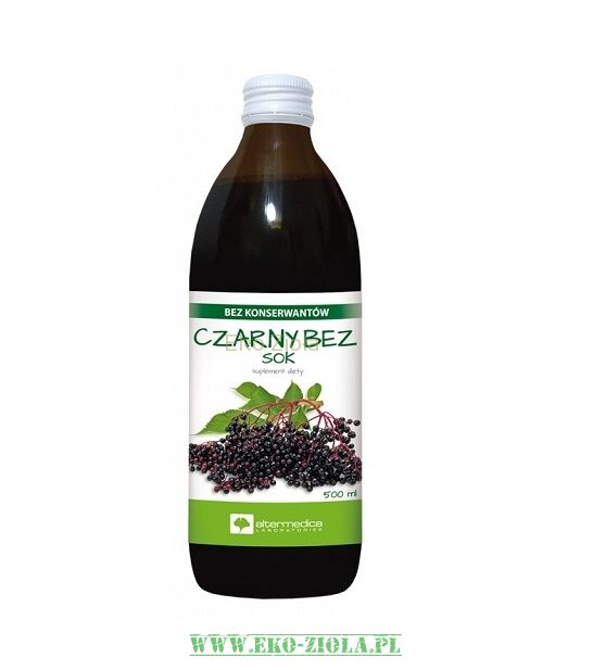 Alter Medica Sok z czarnego bzu (czarny bez) 500ml