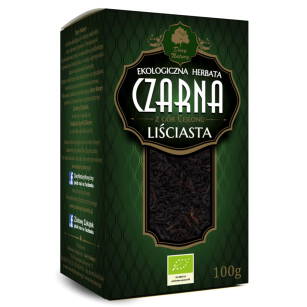 EKO Herbata czarna cejlońska liściasta 100g, Dary Natury