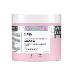 VisPlantis SoFlow Maska do włosów wysokoporowate łamliwe, proteinowo-emolientowa 400ml