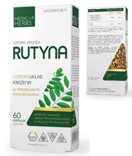 Medica Herbs Rutyna (Sofora Japońska - perełkowiec) 350mg 60kaps