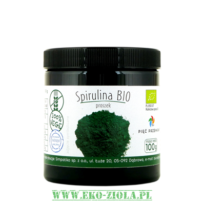 Pięć Przemian Spirulina BIO bezglutenowa 100g