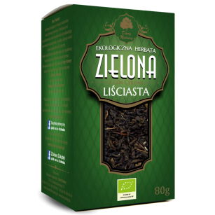 EKO Herbata zielona Cejlońska liściasta 80g, Dary Natury