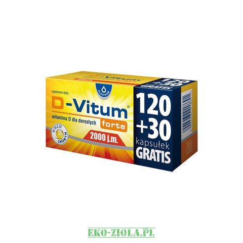Oleofarm D-Vitum forte 2000j.m. 120+30gratis (150kaps)