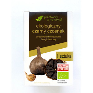 Przetwory Czarny czosnek BIO 1sztuka
