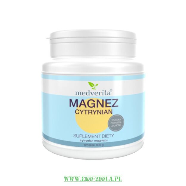 Medverita Magnez cytrynian proszek 400g